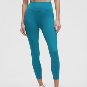 Lululemon Fast and Free High Rise Tight 25” in Hawaiian Blue